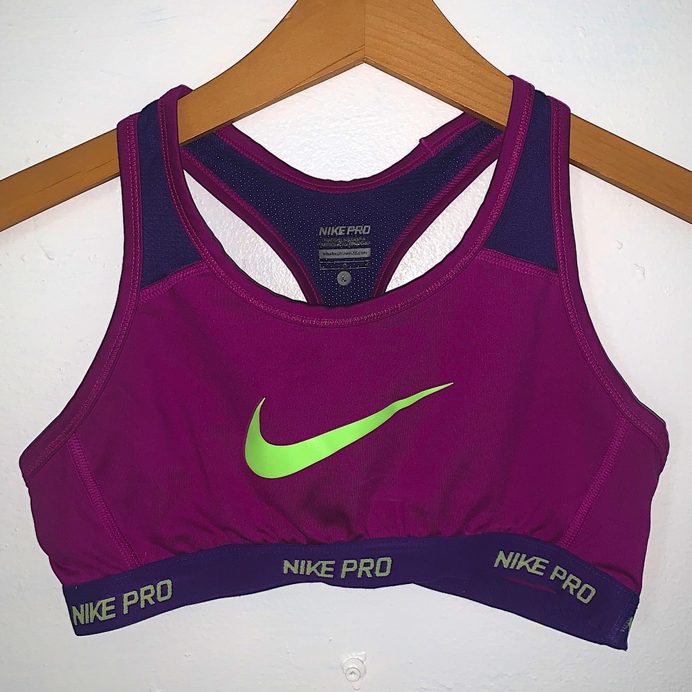 nike razor back sports bra